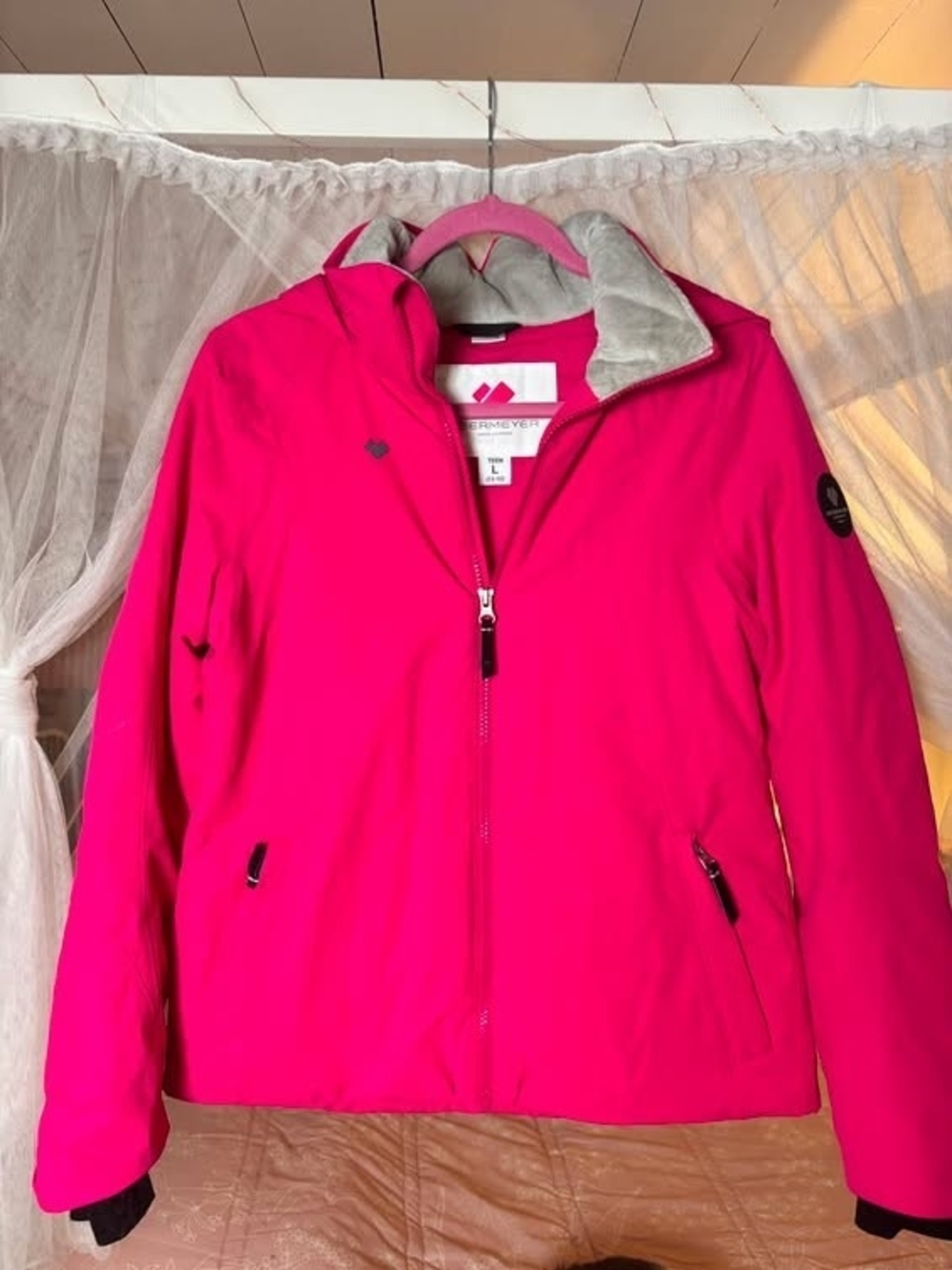 Obermeyer Hot Pink Teen Ski Jacket